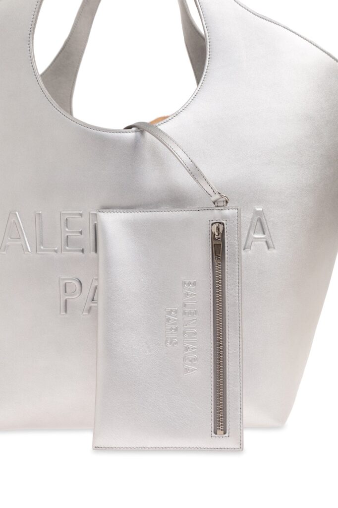 BALENCIAGA METALLIC CALFSKIN MEDIUM MARY KATE TOTE BAG - Product Image 2