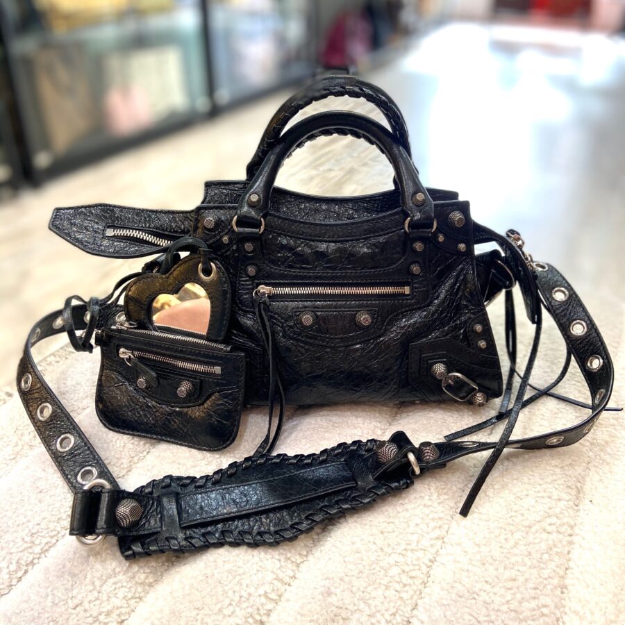 BALENCIAGA NEO CAGOLE CITY SMALL HANDBAG | Studio Nafay