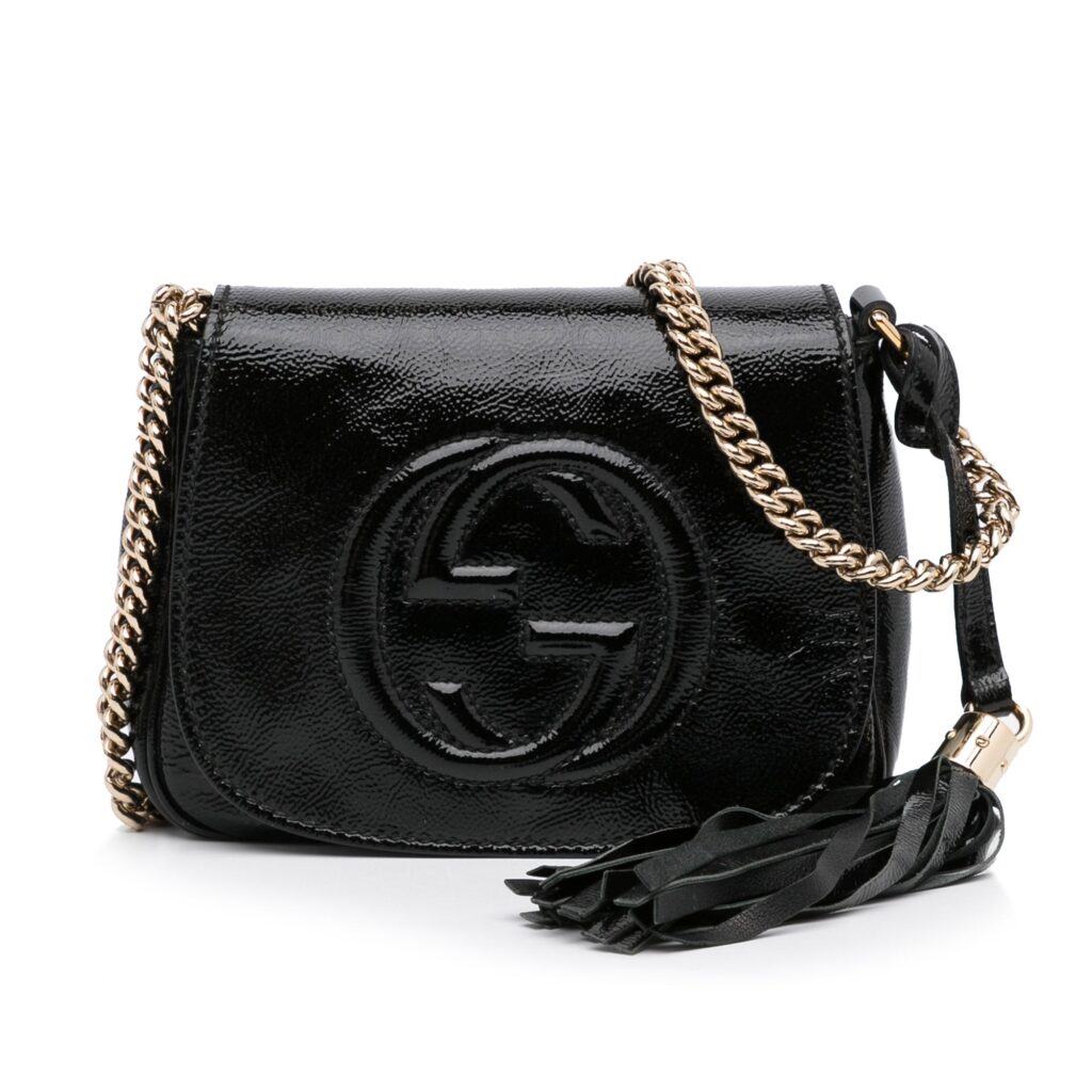 Gucci Soho Flap Bag Black Patent Leather - Product Image 2