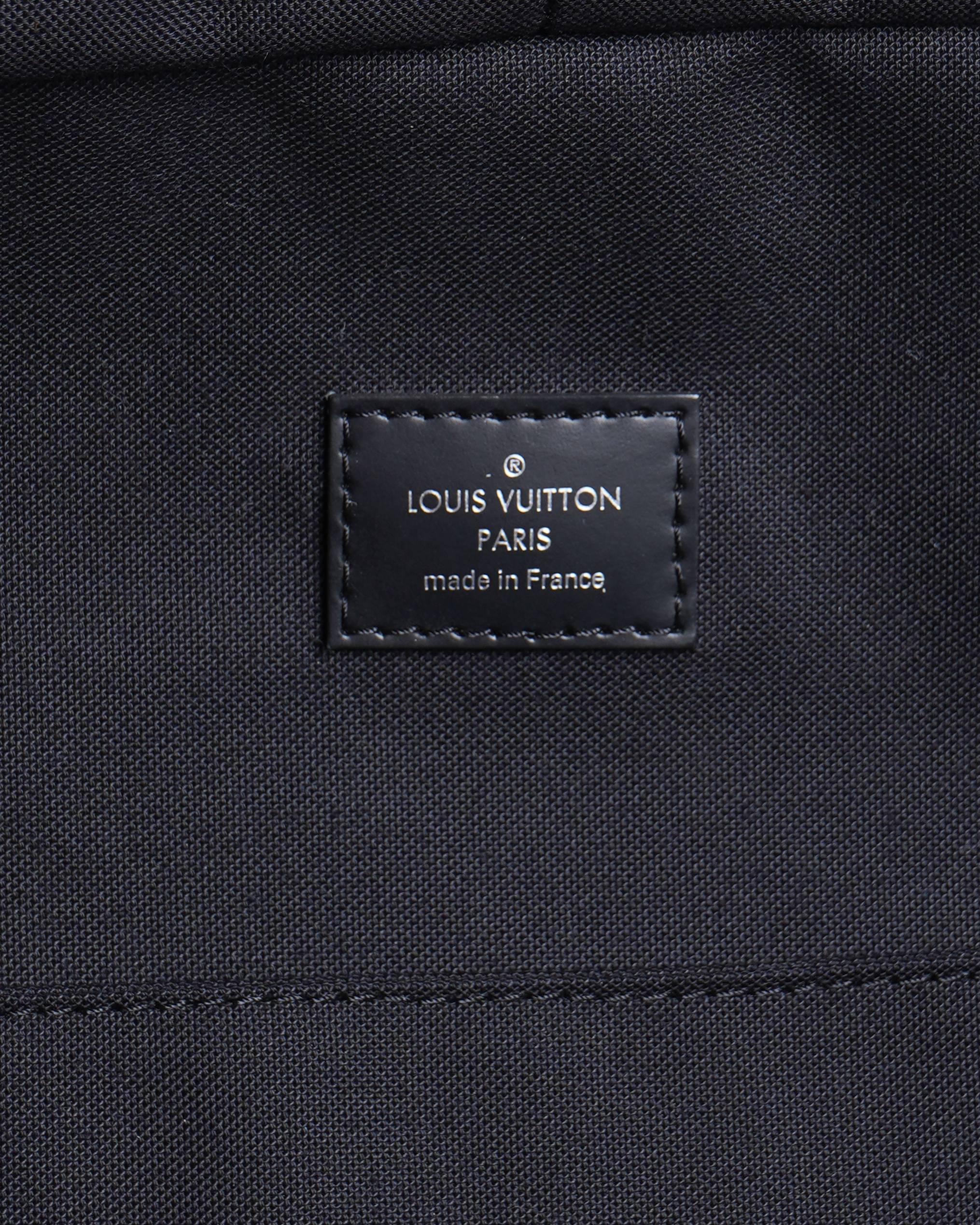 Louis Vuitton Men’s Leather Office Bag In Black