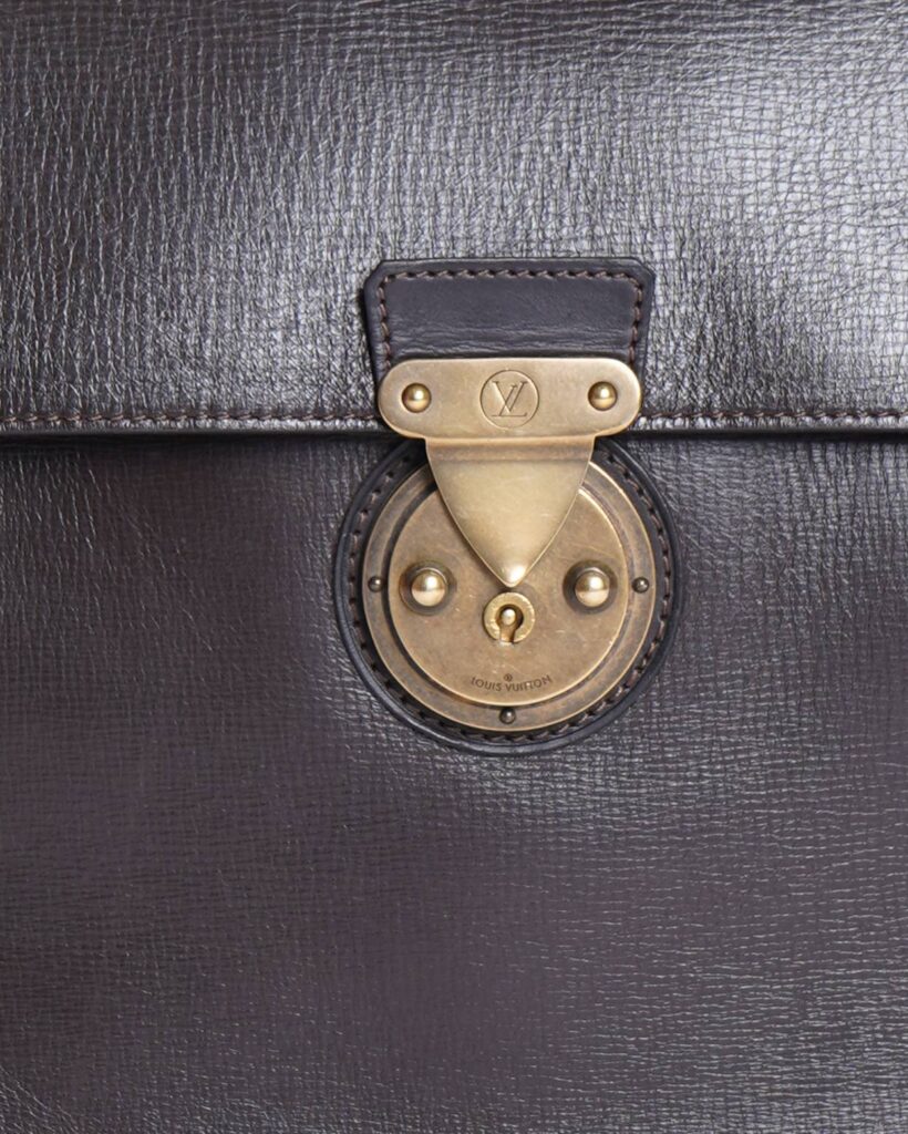 Louis Vuitton Men's Briefcase With Brass Hardware Detailing - Product Image 2
