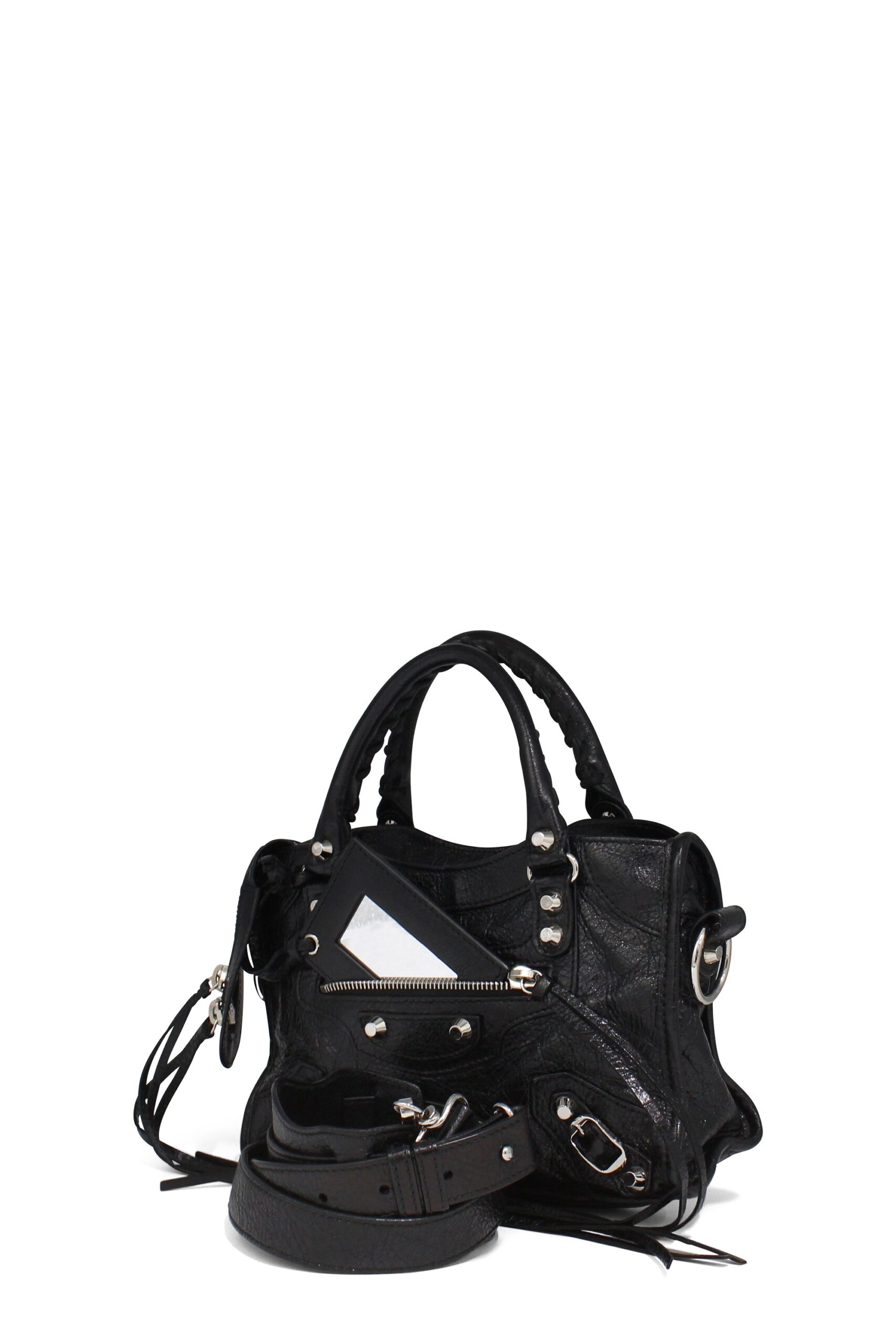 Classic Mini City Black with Silver Hardware