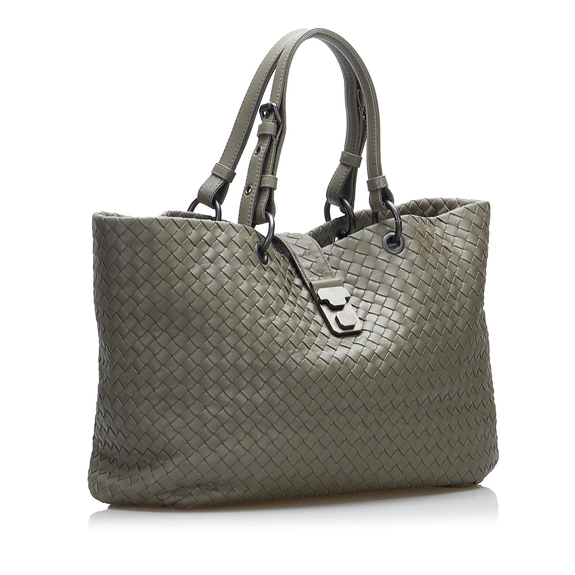 Bottega Veneta Intrecciato Capri Tote