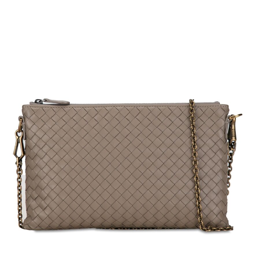 Bottega Veneta Intrecciato Nappa Biletto Wallet on Chain | Studio Nafay