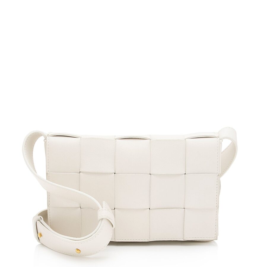 Bottega Veneta Lambskin Cassette Small Crossbody | Studio Nafay