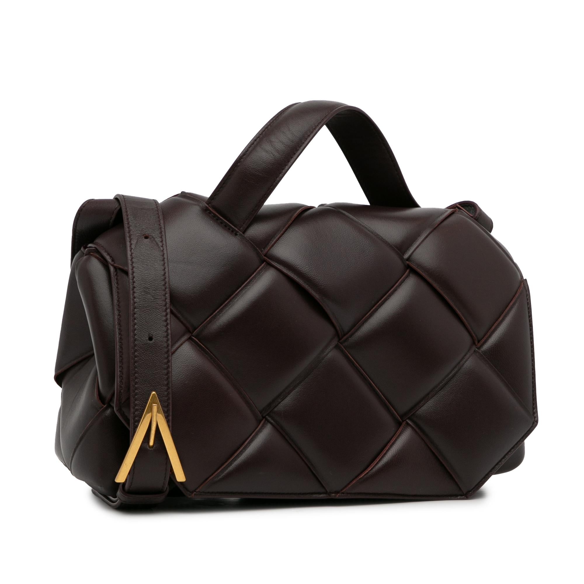 Bottega Veneta Maxi Intrecciato Padded Top Handle Bag