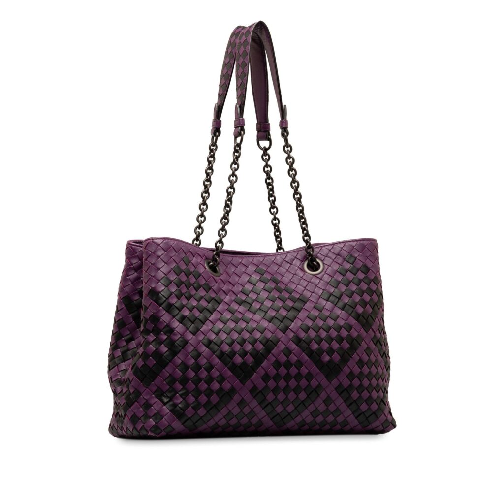 Bottega Veneta Medium Intrecciato Double Chain Tote - Product Image 2