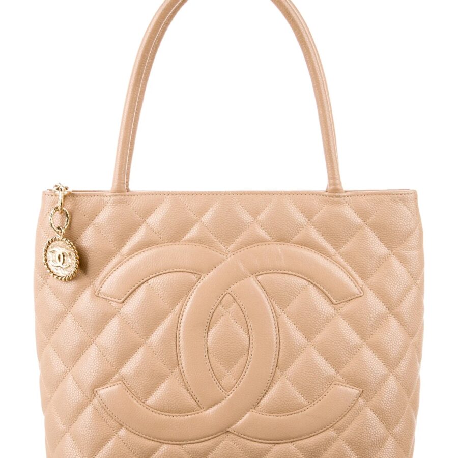 CHANEL CAVIAR QUILTED LEATHER MEDALLION TOTE BAG | Studio Nafay