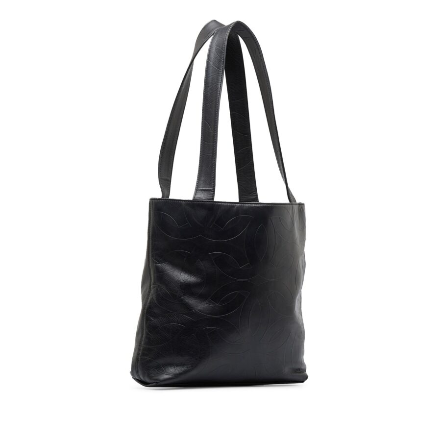 Chanel CC Embossed Leather Tote | Studio Nafay