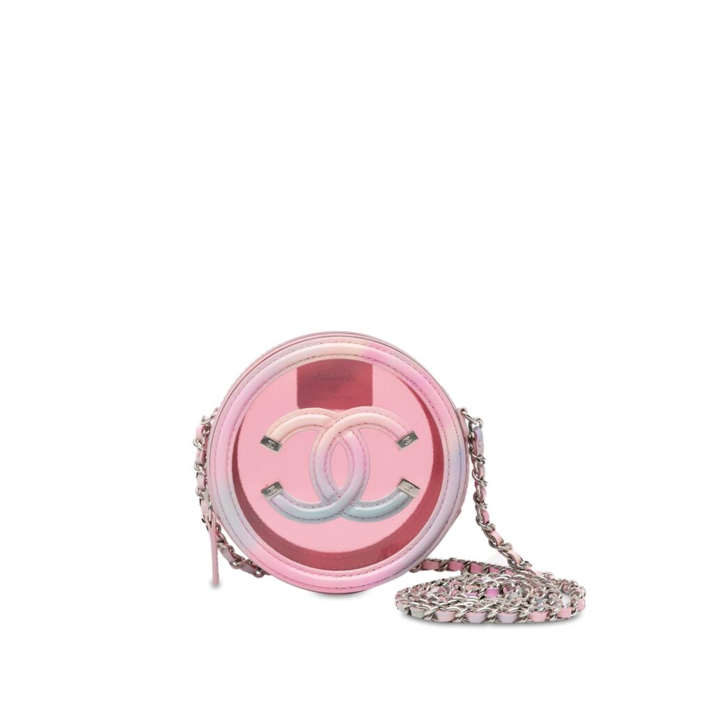 Chanel CC Filigree Transparent Round Crossbody | Studio Nafay