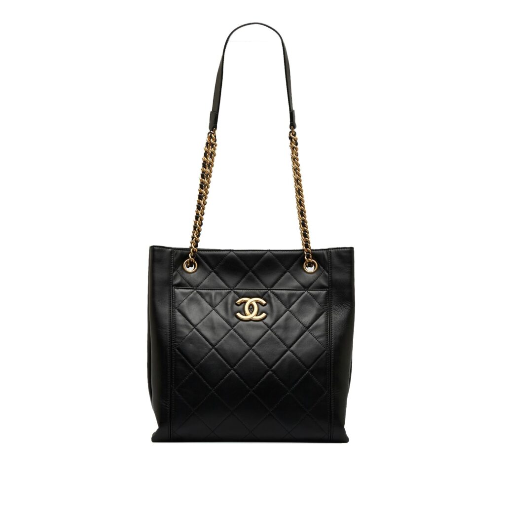 Chanel CC Front Pocket Calfskin Shopping Tote - Product Image 2