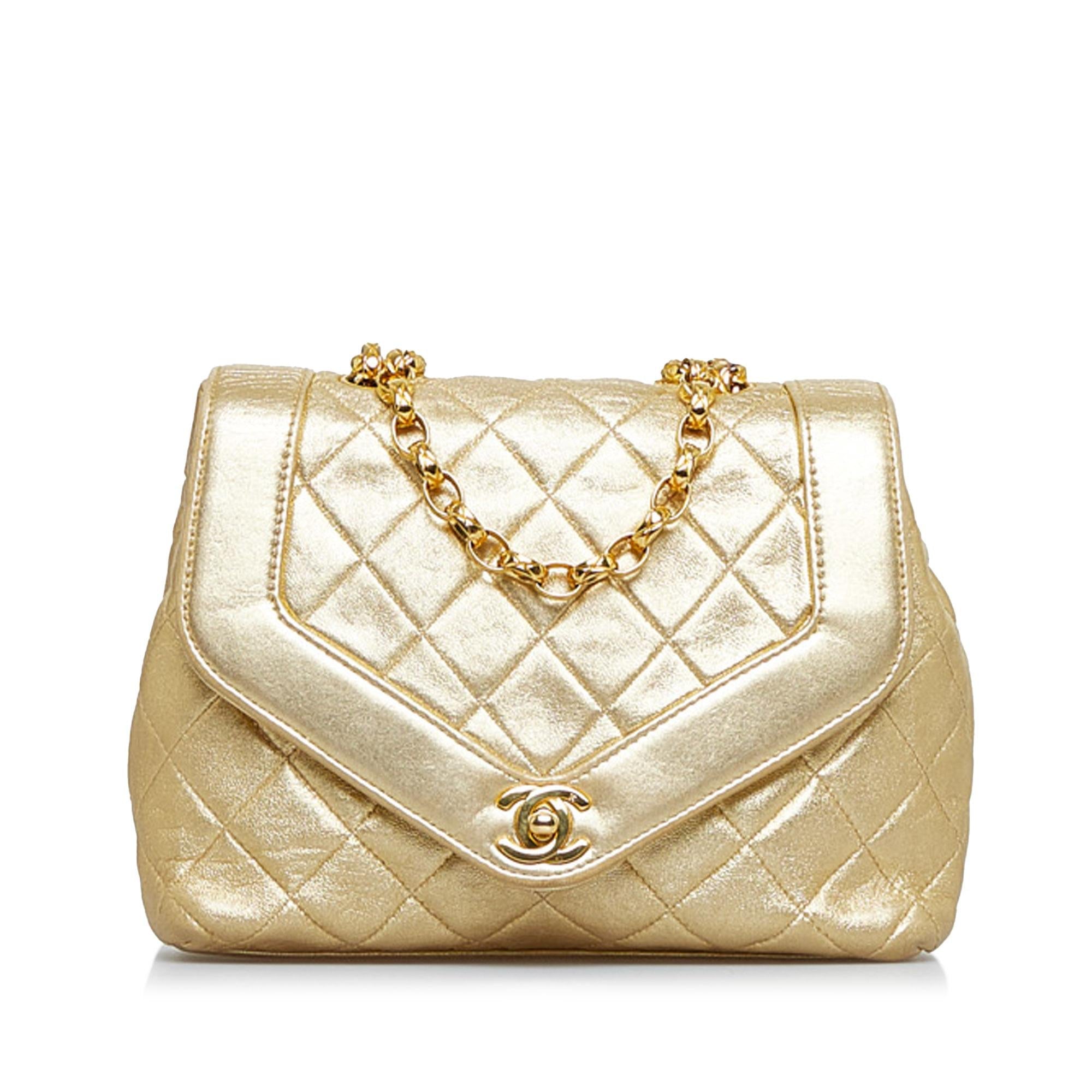 Chanel CC Matelasse Lambskin Flap Bag