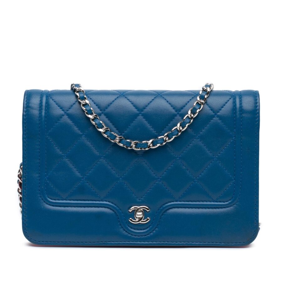 Chanel CC Quilted Lambskin Wallet On Chain | Studio Nafay