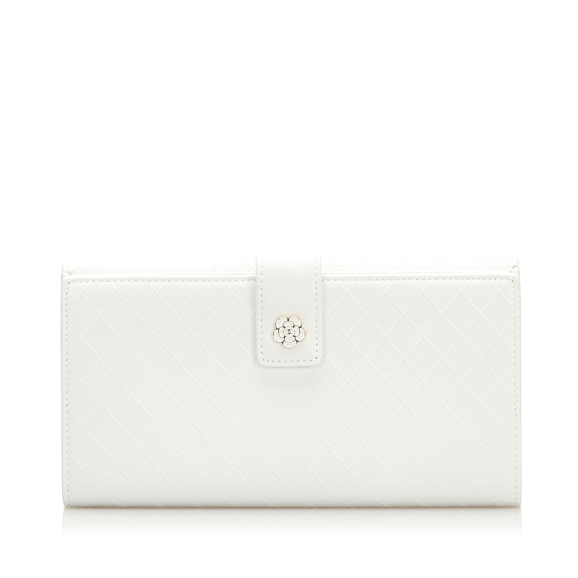 Chanel Camellia W Hook Long Wallet