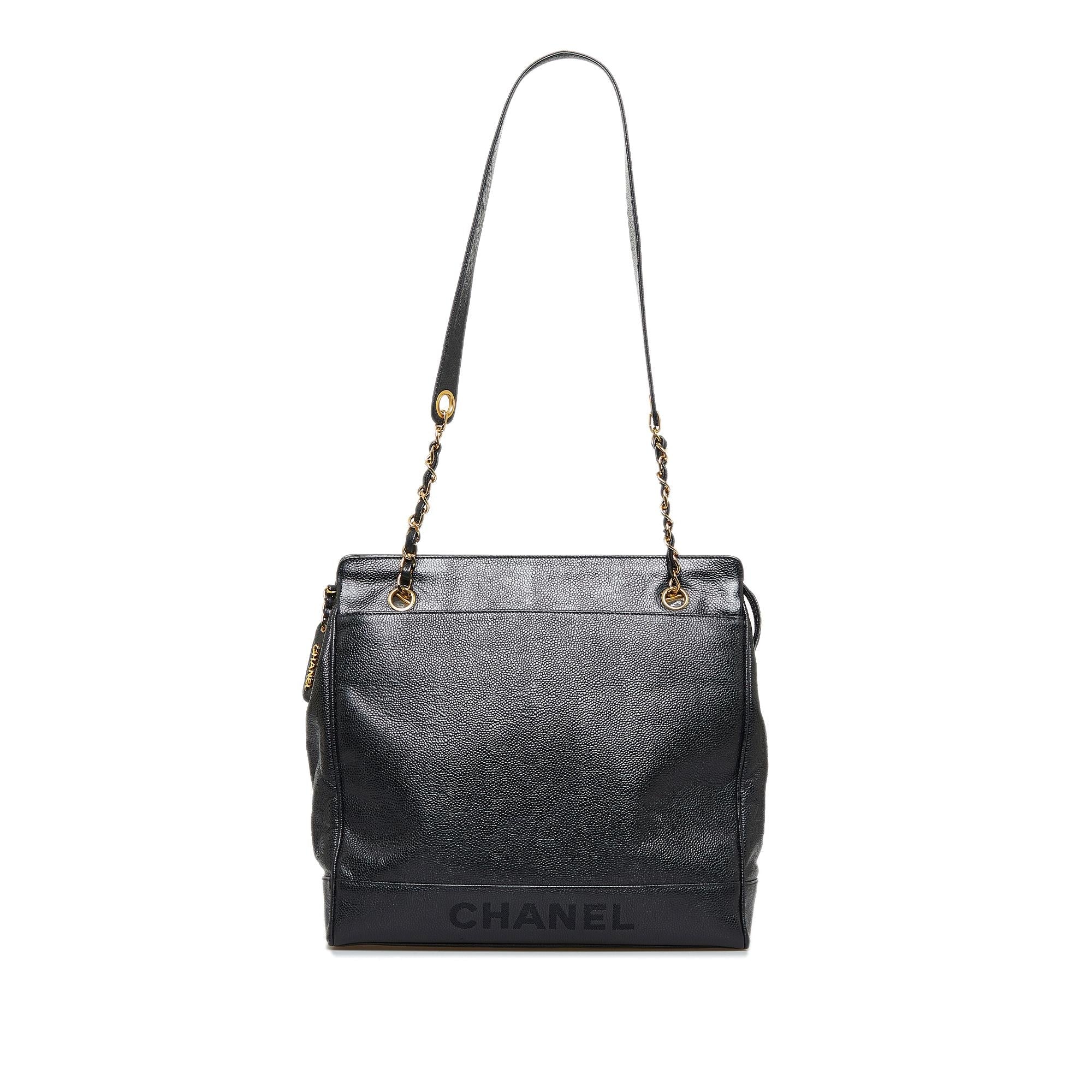 Chanel Caviar Chain Tote