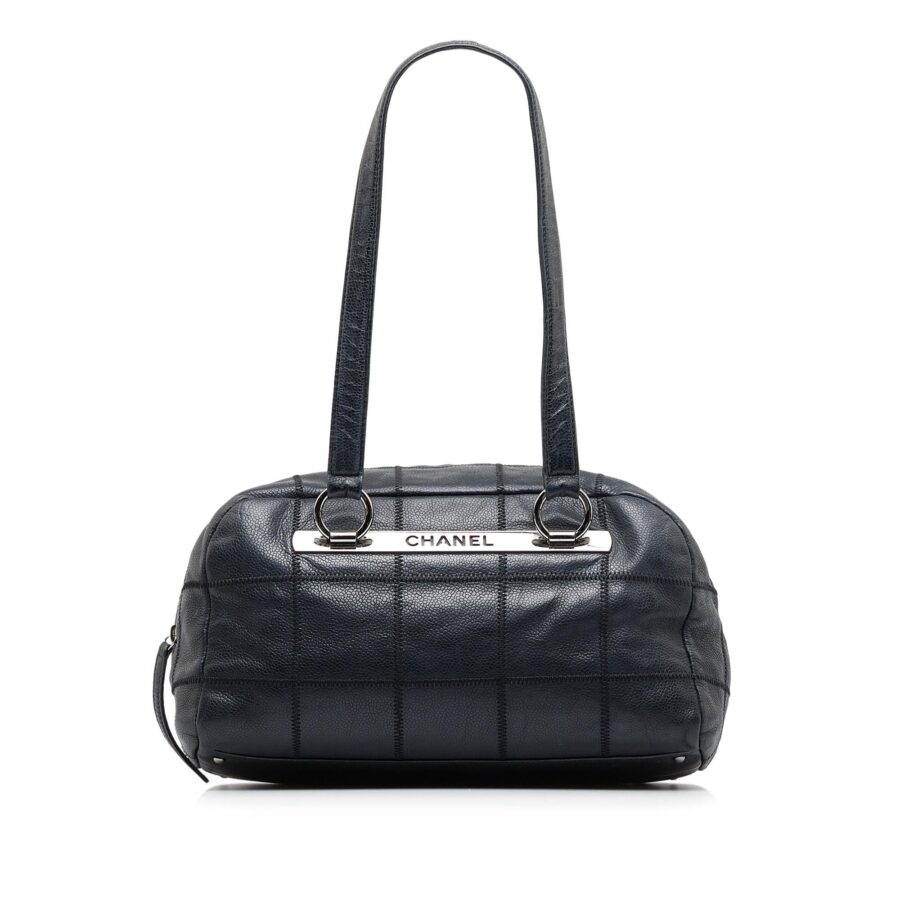 Chanel Caviar Choco Bar Shoulder Bag | Studio Nafay