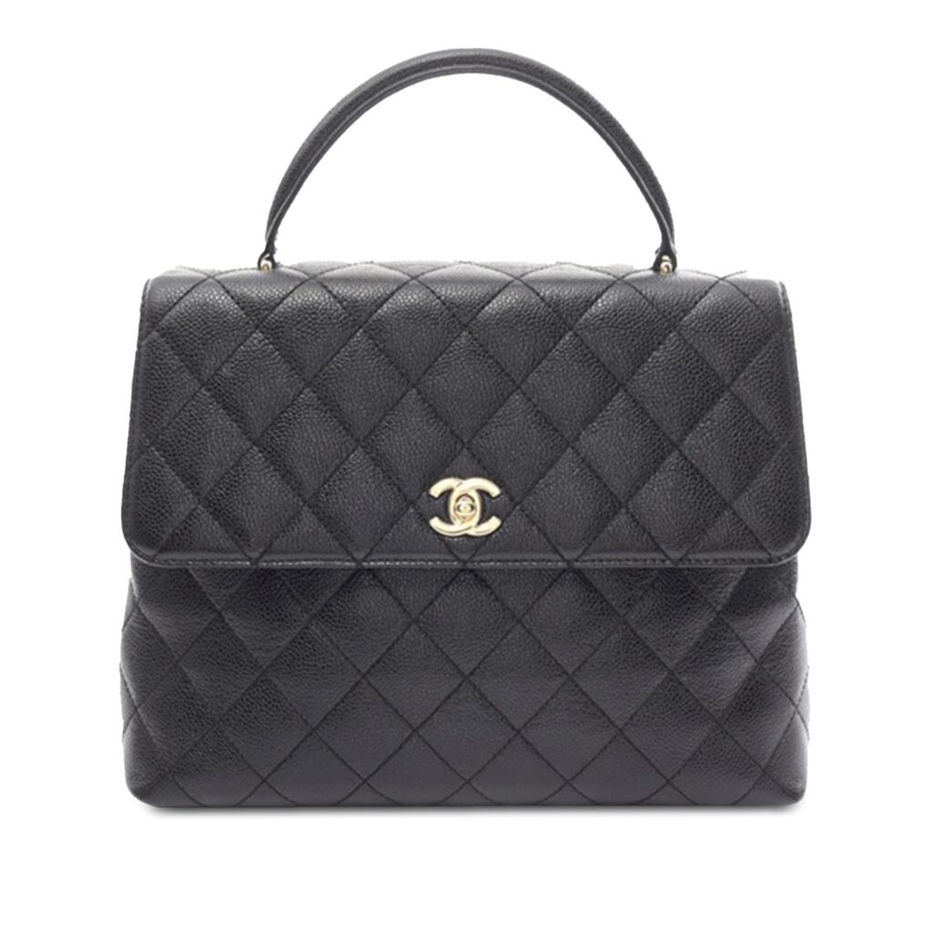 Chanel Caviar Kelly Top Handle | Studio Nafay
