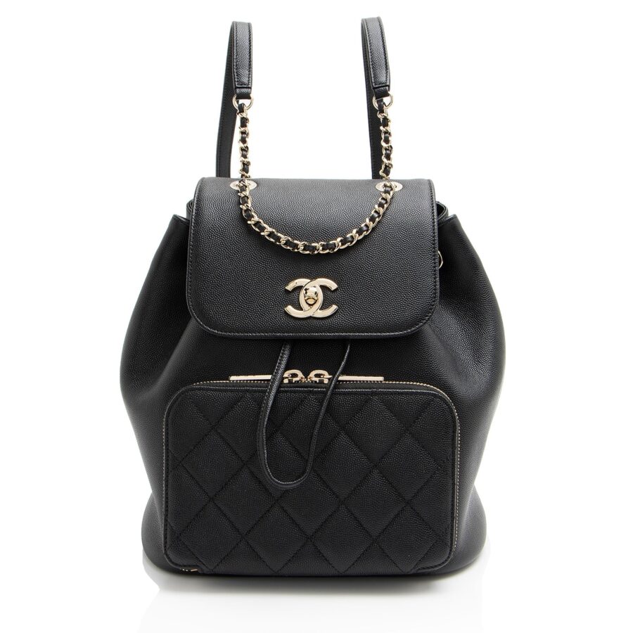 Chanel Caviar Leather Business Affinity Backpack | Studio Nafay