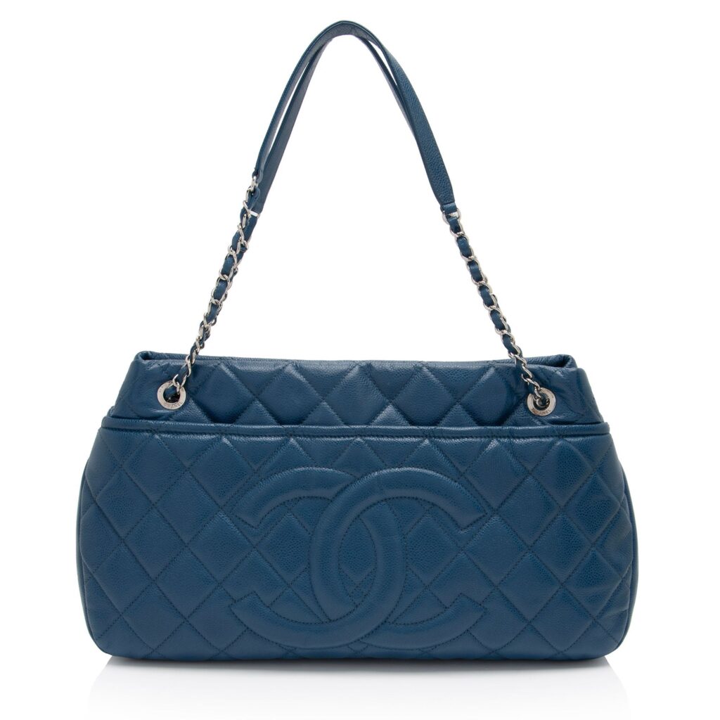 Chanel Caviar Leather CC Timeless Medium Shoulder Bag - Product Image 2