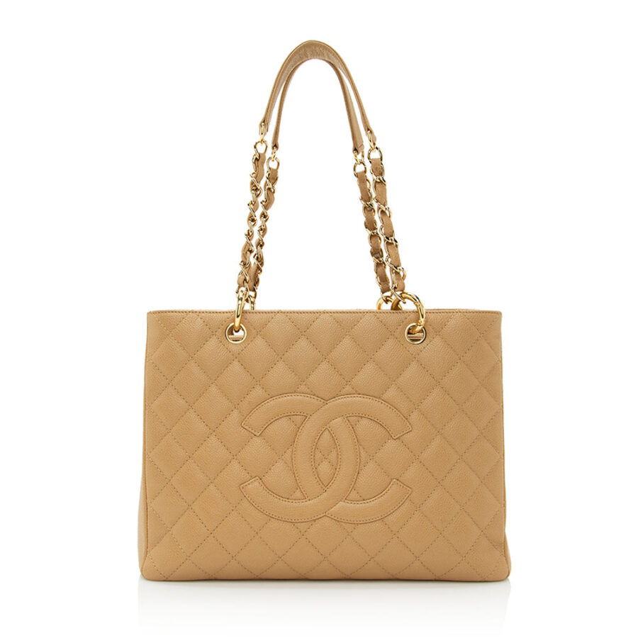 Chanel Caviar Leather Grand Shopping Tote | Studio Nafay