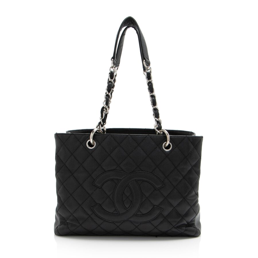 Chanel Caviar Leather Grand Shopping Tote | Studio Nafay