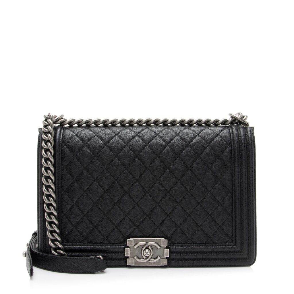 Chanel Caviar Leather New Medium Boy Bag - Product Image 2