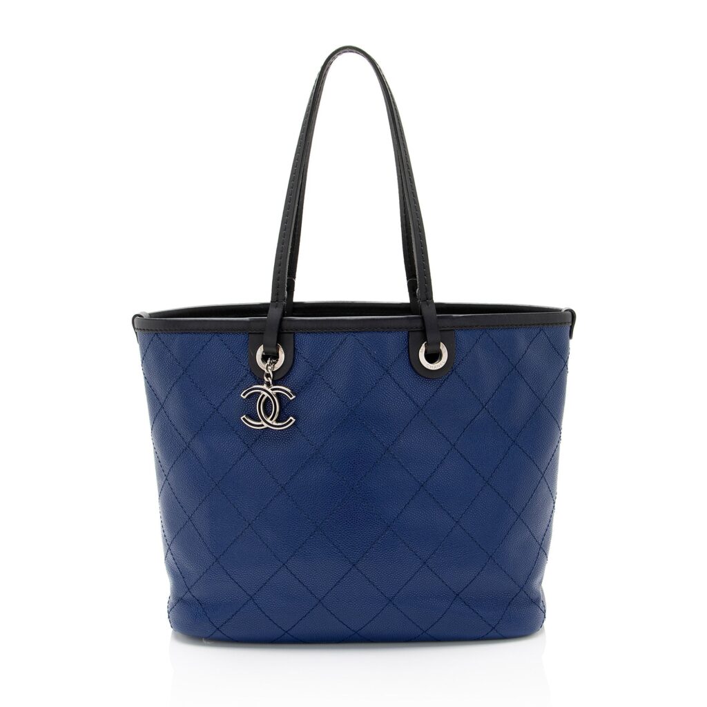 Chanel Caviar Leather Shopping Fever Small Tote | Studio Nafay