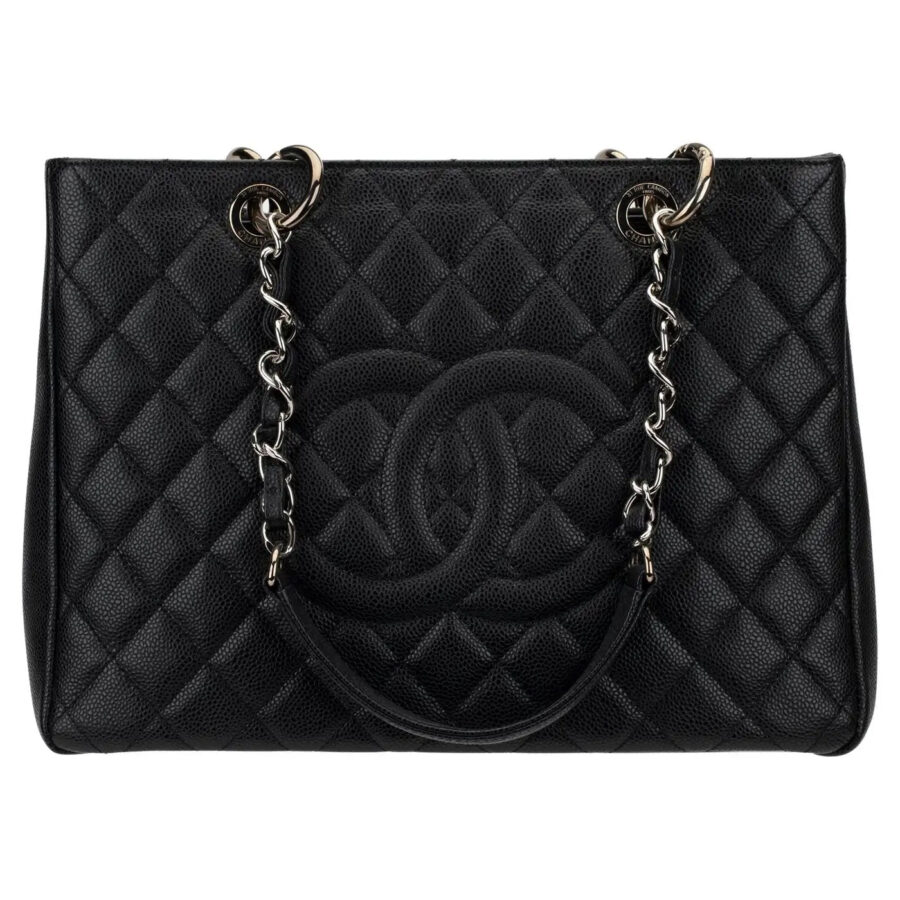 CHANEL CAVIAR QUILTED LEATHER GST TOTE BAG | Studio Nafay
