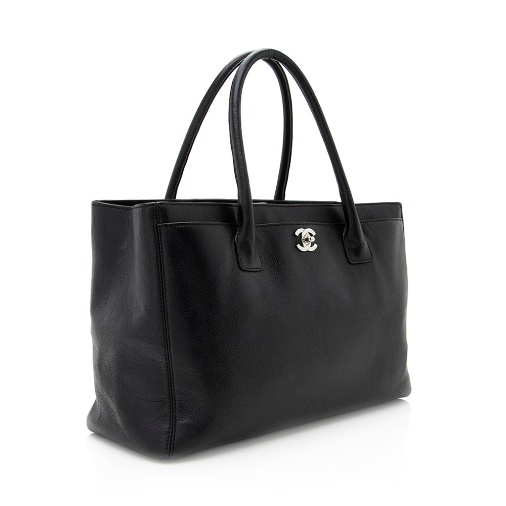 Chanel Leather Cerf Classic Executive Tote