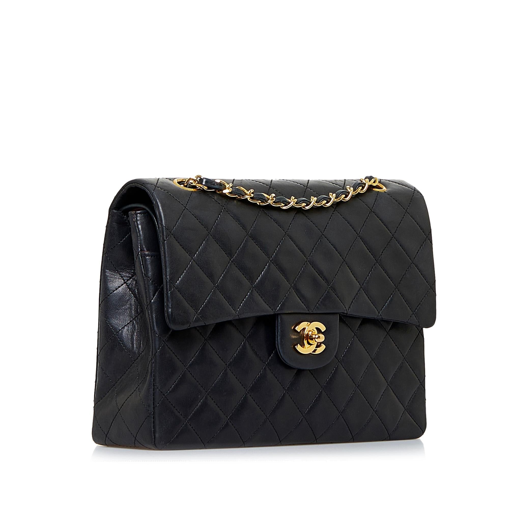 Chanel Medium Tall Classic Lambskin Double Flap
