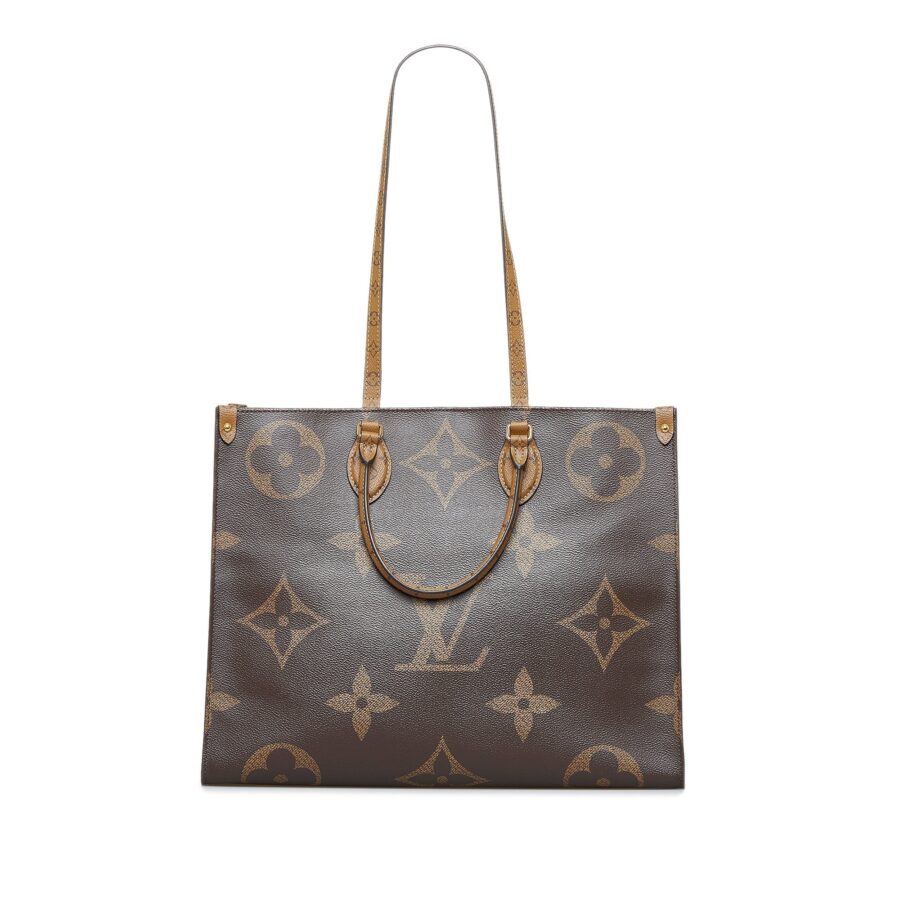 LOUIS VUITTON Monogram Reverse Giant Onthego GM Satchel | Studio Nafay