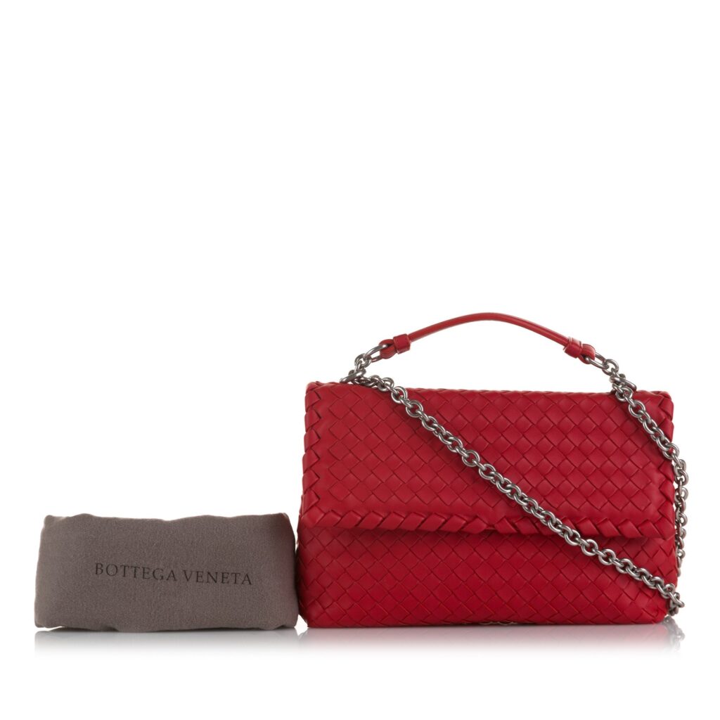 Bottega Veneta Olimpia Red Intrecciato - Product Image 2