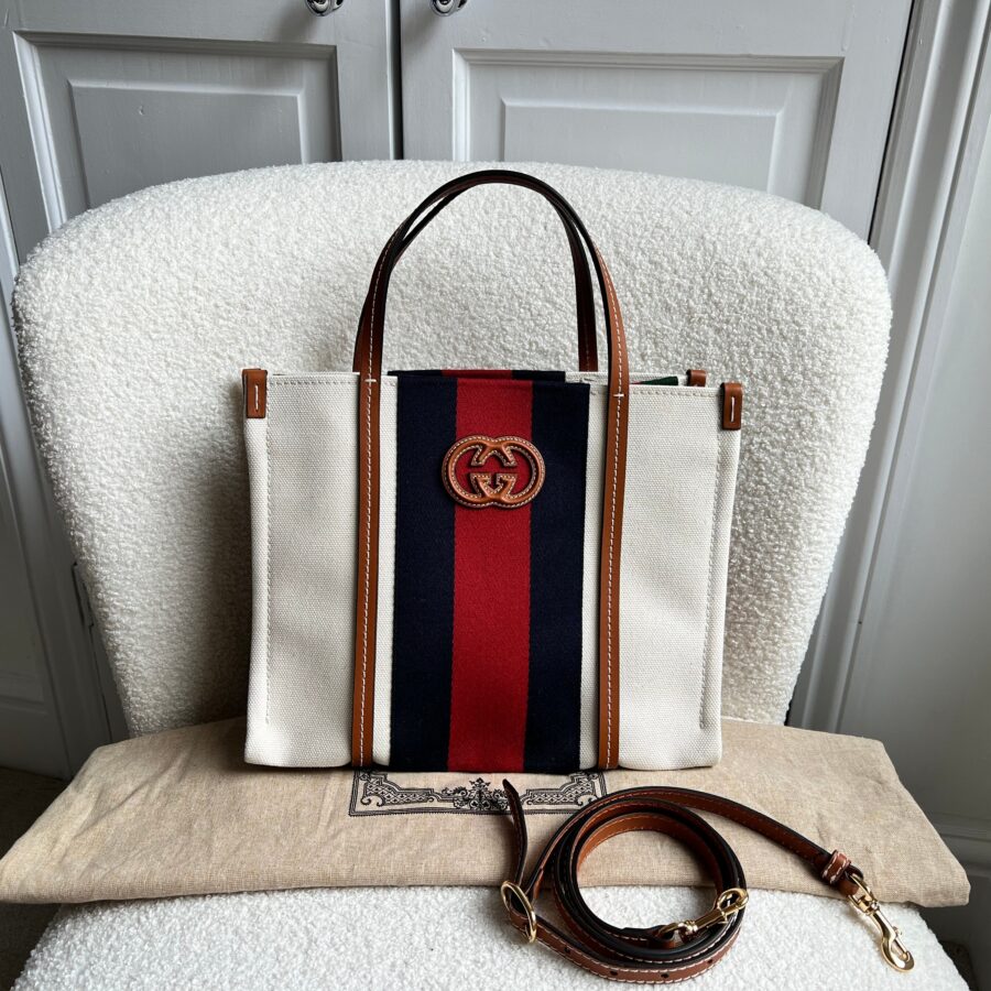 Gucci Small Interlocking GG Tote Bag (£1220) | Studio Nafay
