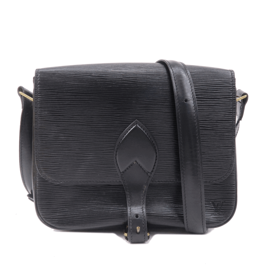 Louis Vuitton Epi Cartouchiere Shoulder Bag Noir Black | Studio Nafay