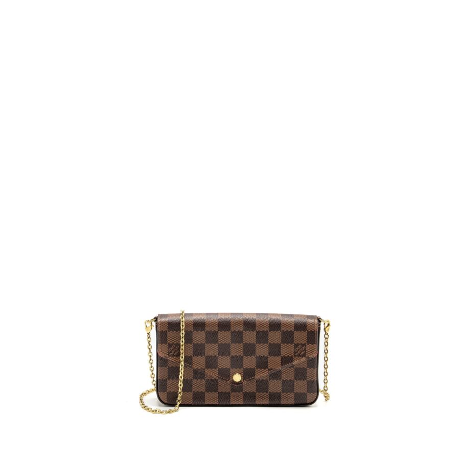 Louis Vuitton Felicie Pochette Damier Ebene CANVAS GHW | Studio Nafay