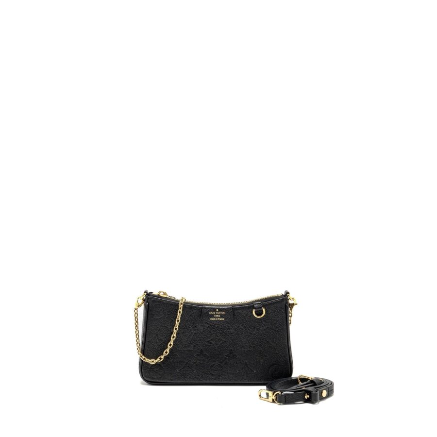 Louis Vuitton Easy Pouch on Strap Empreinte Monogram Black GHW | Studio Nafay