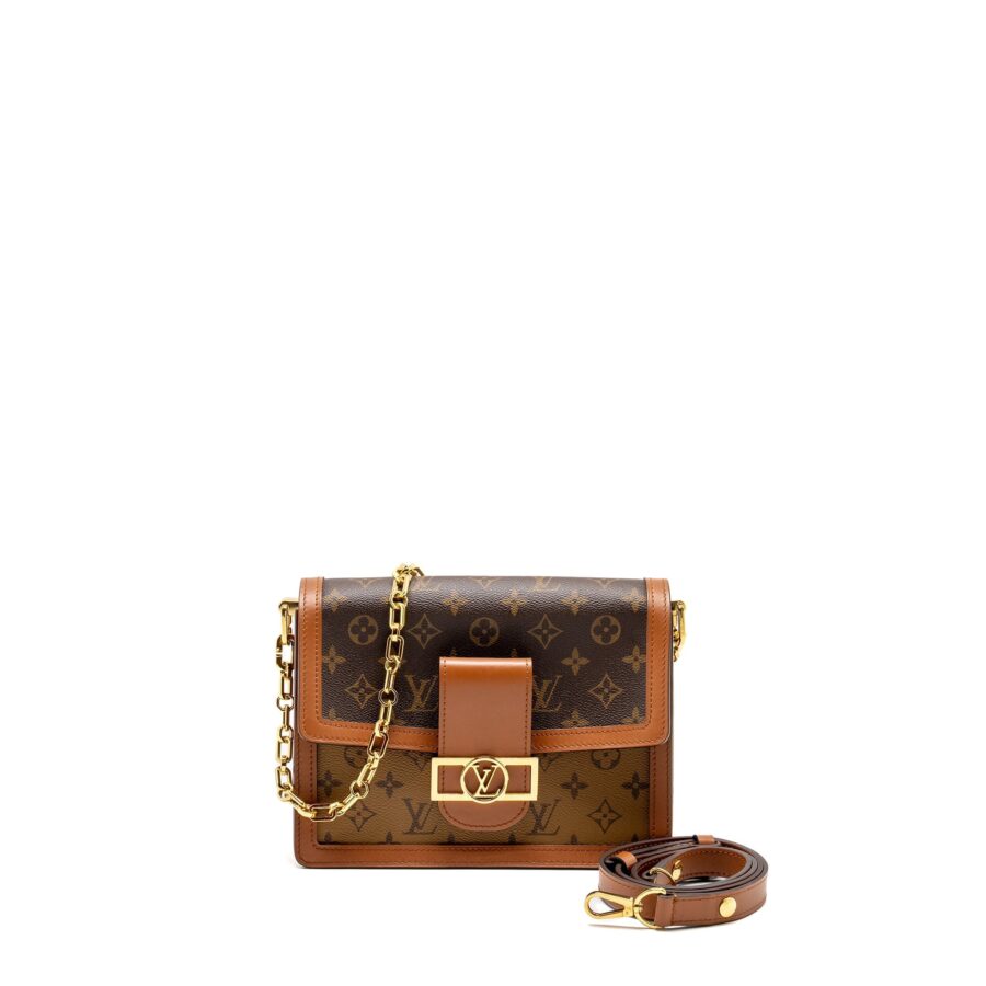 Louis Vuitton Dauphine MM Monogram Reverse Canvas GHW | Studio Nafay