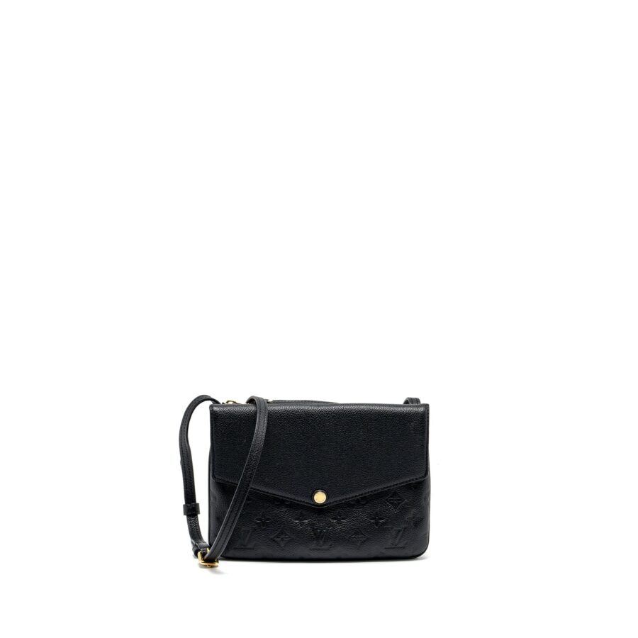 Louis Vuitton Envelop Pochette Monogram Empreinte Black GHW | Studio Nafay