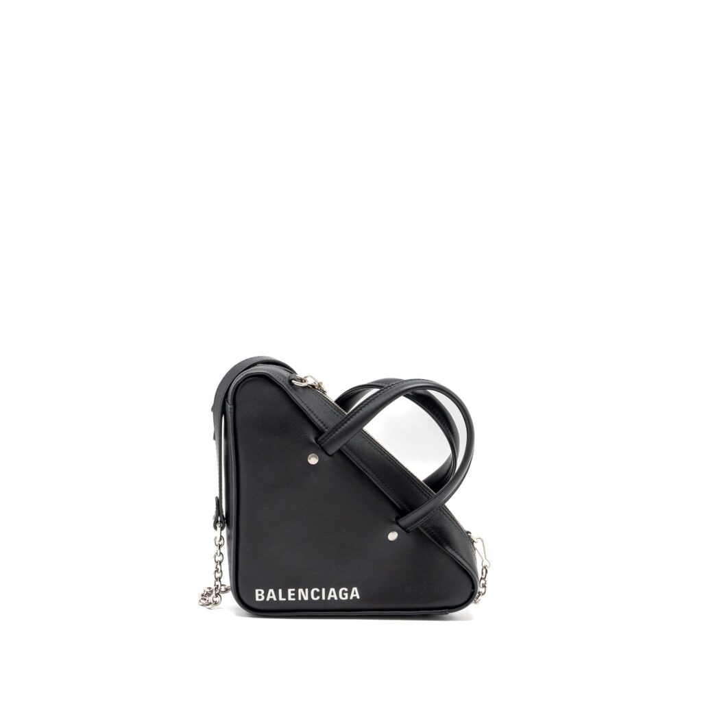 Balenciaga triangle duffle bag calfskin black SHW | Studio Nafay