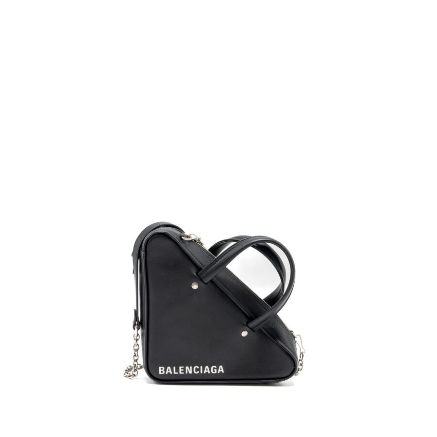 Balenciaga triangle duffle bag calfskin black SHW | Studio Nafay