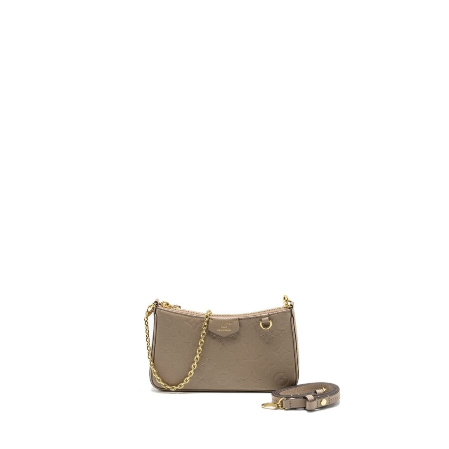 Louis Vuitton Easy Pouch On Strap Monogram Empreinete grey GHW | Studio Nafay