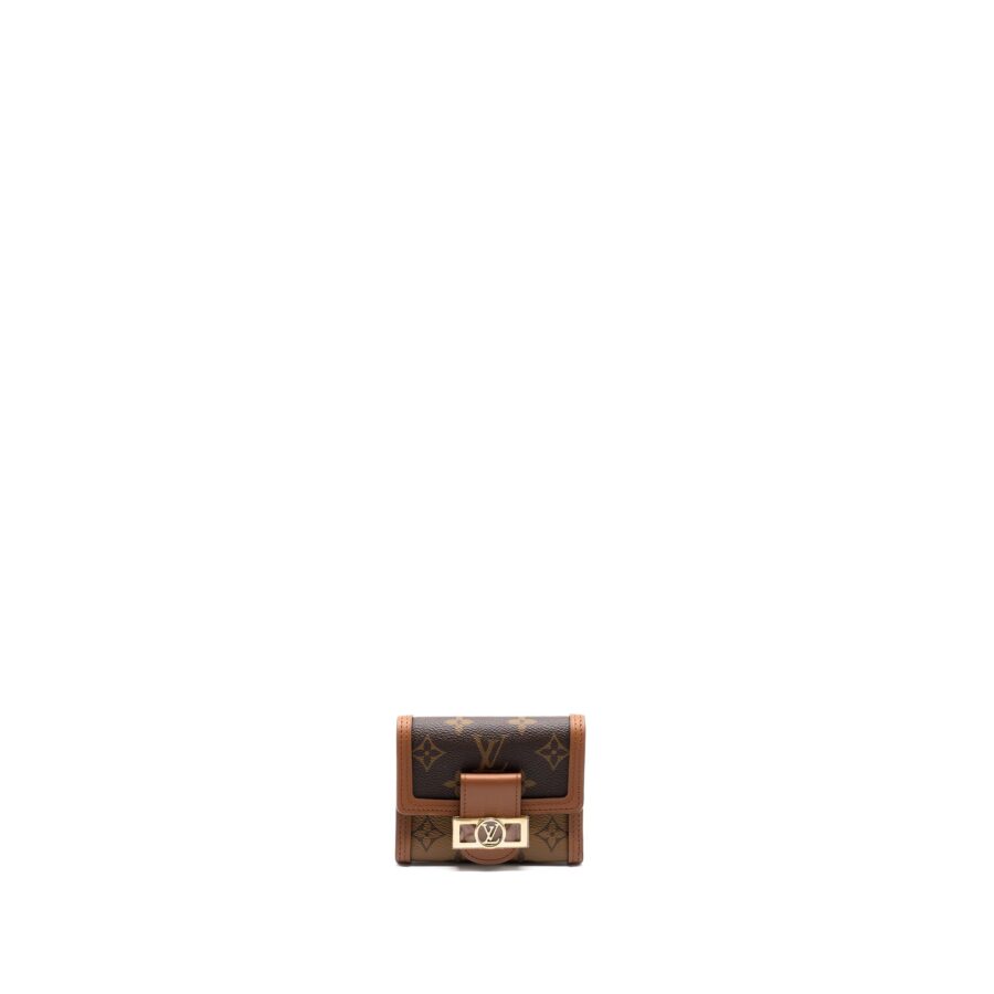 Louis Vuitton Dauphine compact wallet monogram canvas GHW | Studio Nafay