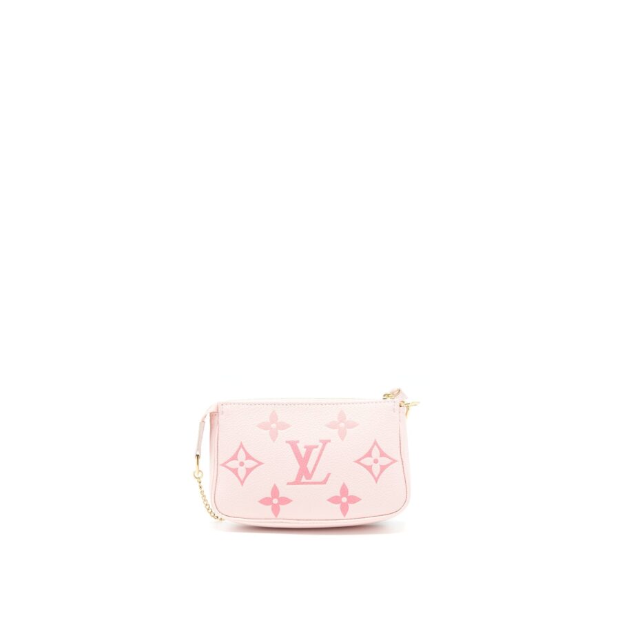Louis Vuitton Mini Pochette Pink Empreinte | Studio Nafay