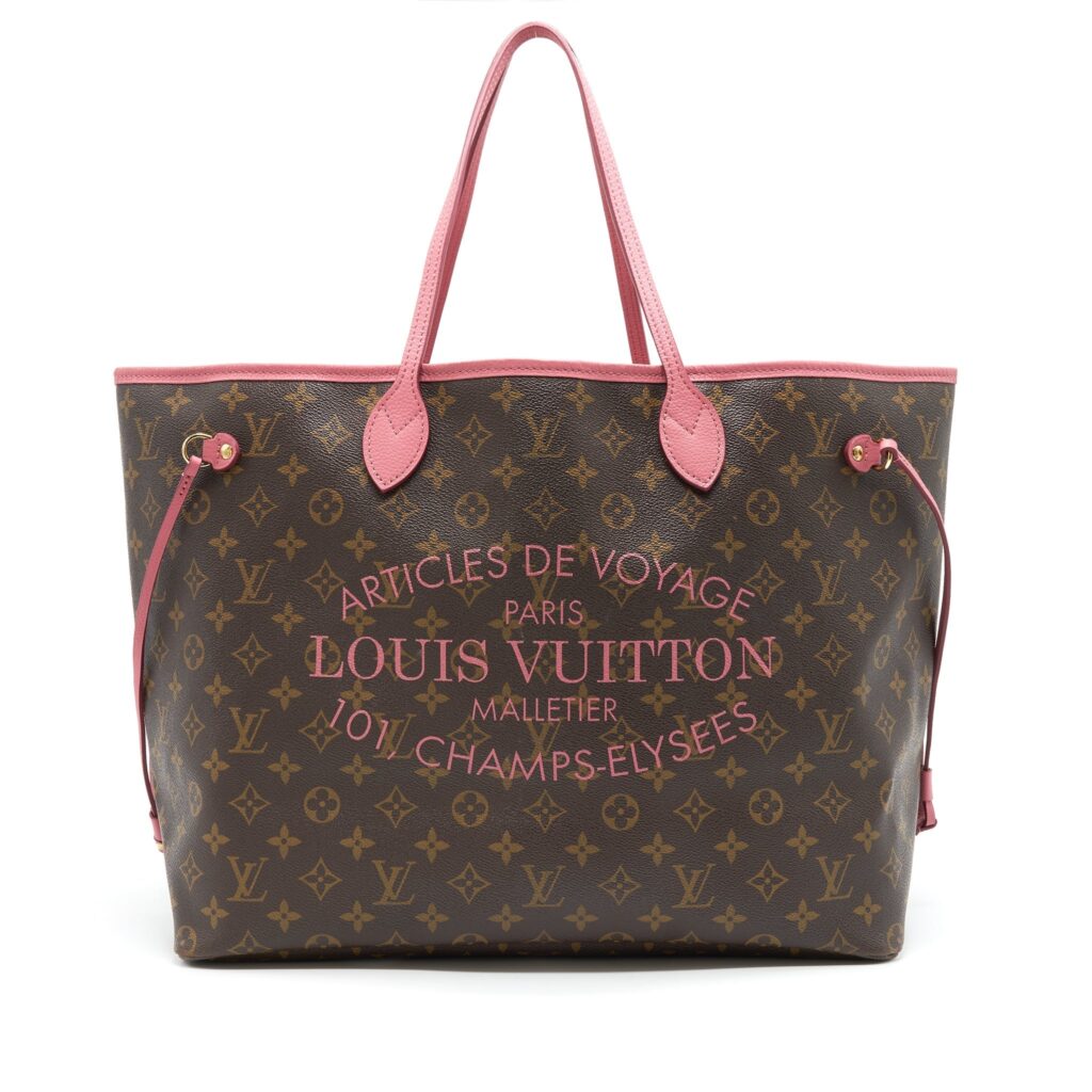 Louis Vuitton Edition Ikat Neverfull GM in Monogram and pink | Studio Nafay