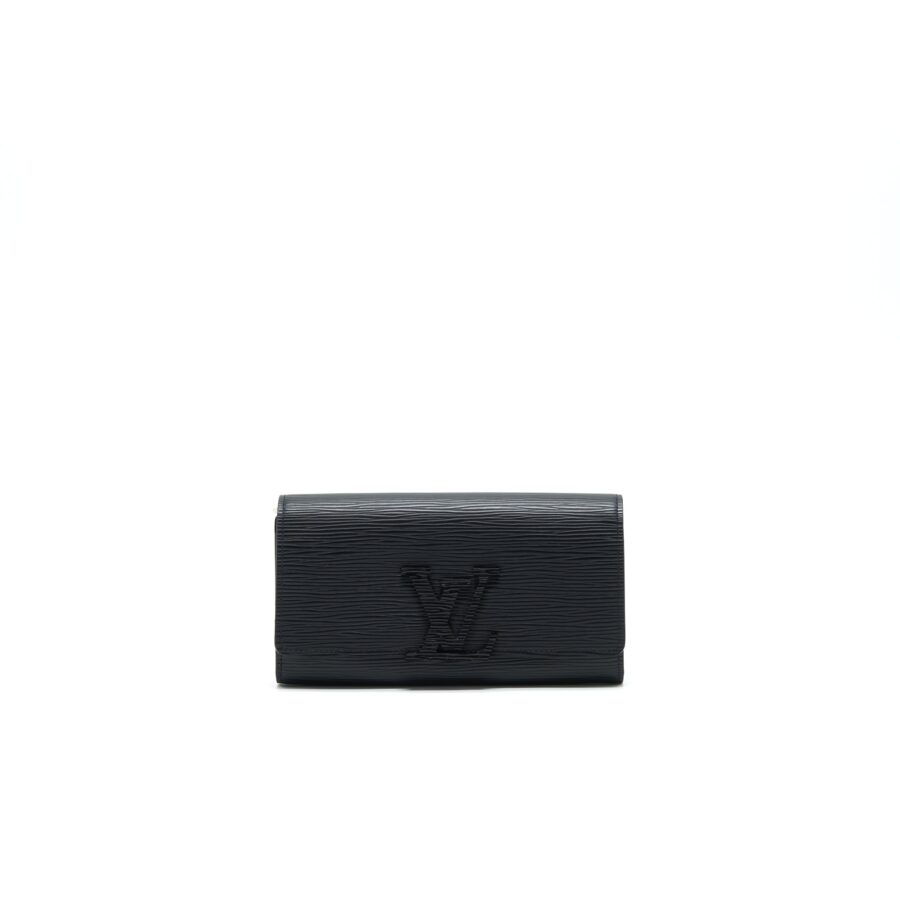 LOUIS VUITTON Epi Louise Wallet In Black | Studio Nafay