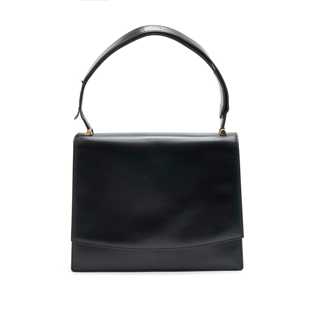 Louis Vuitton Delphes Opera Line Bag Limited Ed Black Leather Shoulder Bag | Studio Nafay