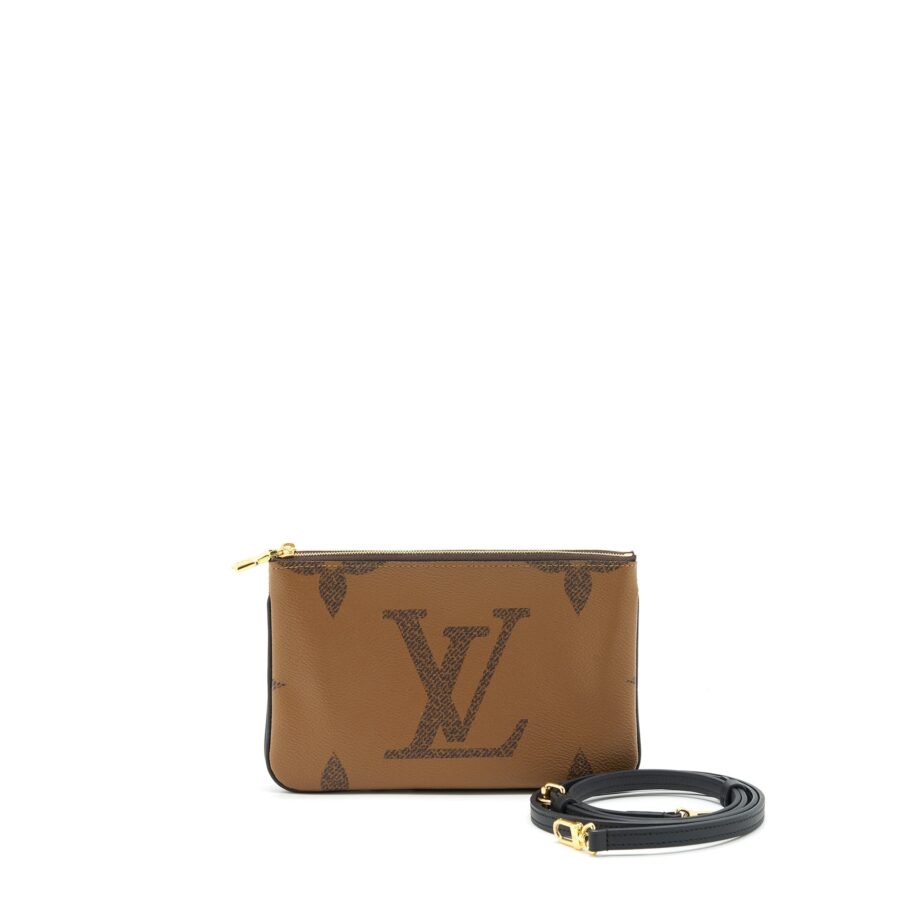 Louis Vuitton Double Zip Pochette Monogram GHW | Studio Nafay