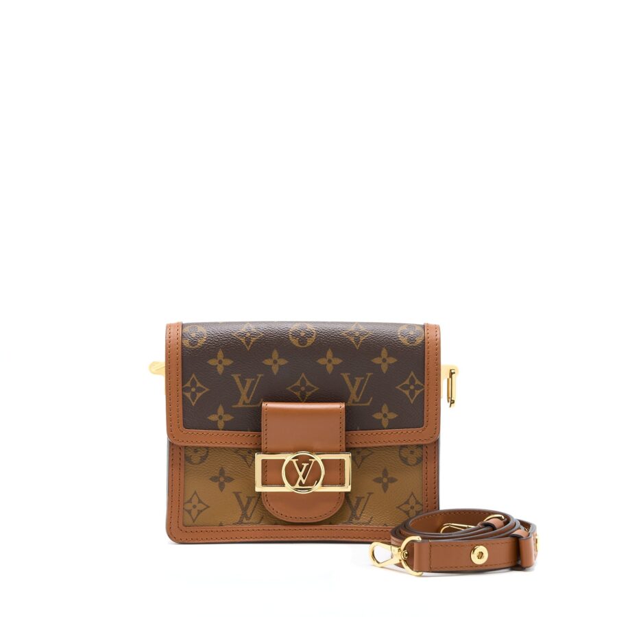 Louis Vuitton Mini Dauphine Monogram Reverse Canvas GHW | Studio Nafay
