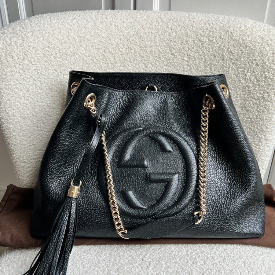 Gucci Black Soho Chain Tote (RRP £1350) | Studio Nafay