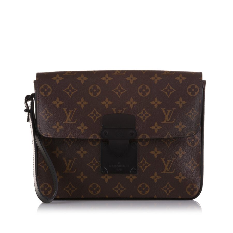 Louis Vuitton Macassar S Lock A4 Monogram Canvas | Studio Nafay